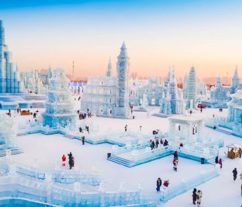 KHÁM PHÁ THÀNH PHỐ BĂNG CÁP NHĨ TÂN - LÀNG TUYẾT CỔ TÍCH - LỄ HỘI BĂNG ĐĂNG