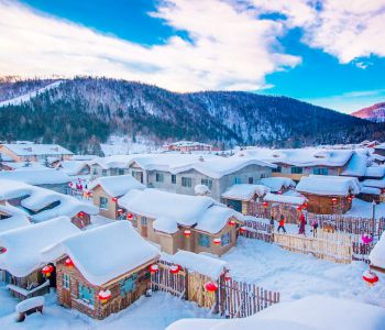 CÁP NHĨ TÂN : LÀNG TUYẾT CỔ TÍCH - LỄ HỘI BĂNG ĐĂNG