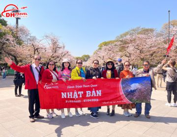 KỶ NIỆM CHUYẾN ĐI NHẬT BẢN 8N7Đ 31/03/2023 - 07/04/2023