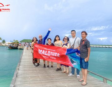 DU KHÁCH CÙNG NHỮNG GIÂY PHÚT TUYỆT VỜI TẠI MALDIVES 2/6 - 6/6/202