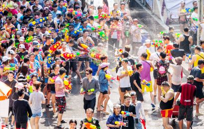 HOÀ MÌNH CÙNG LỄ HỘI TÉ NƯỚC SONGKRAN THÁI LAN 2024 BANGKOK - PATTAYA